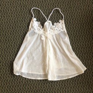 Women’s dress tank top, white